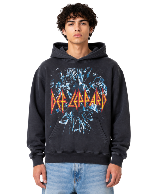 Def Leppard Shattered Glass French Terry Sweatshirt Hoodie