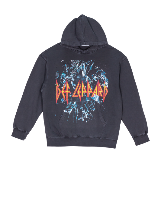 Def Leppard Shattered Glass French Terry Sweatshirt Hoodie