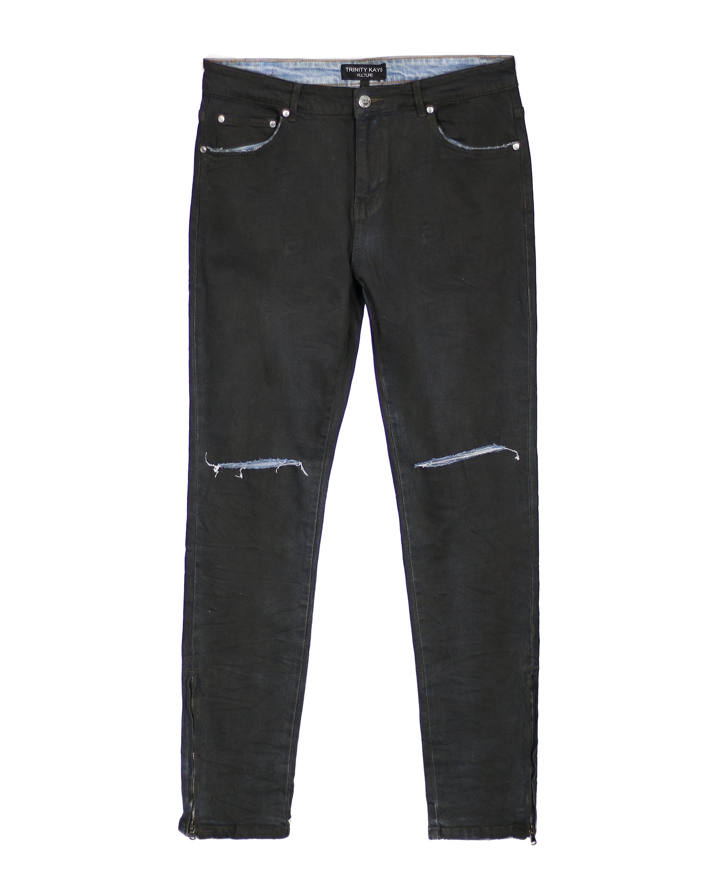 Trinity Kays Kulture Men's Dye Coat  Skinny Jeans