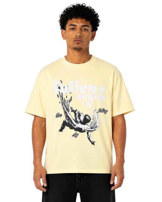 Sponsor Fallen Angels T Shirt - Yellow