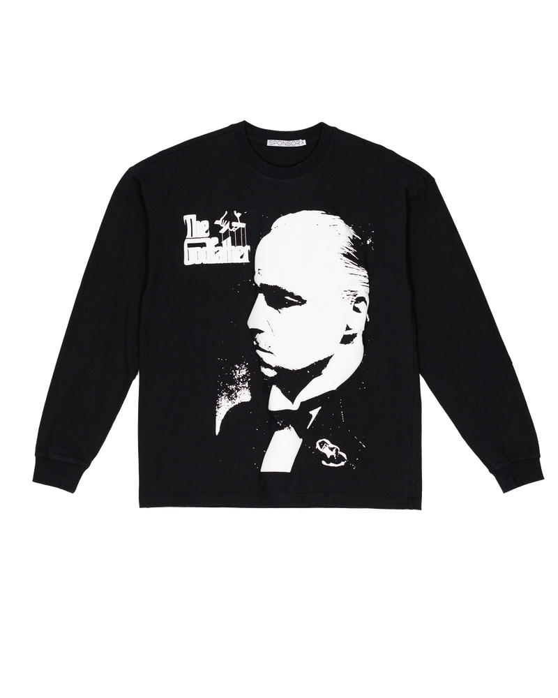 The Godfather Vito Heavyweight Long Sleeve T Shirt