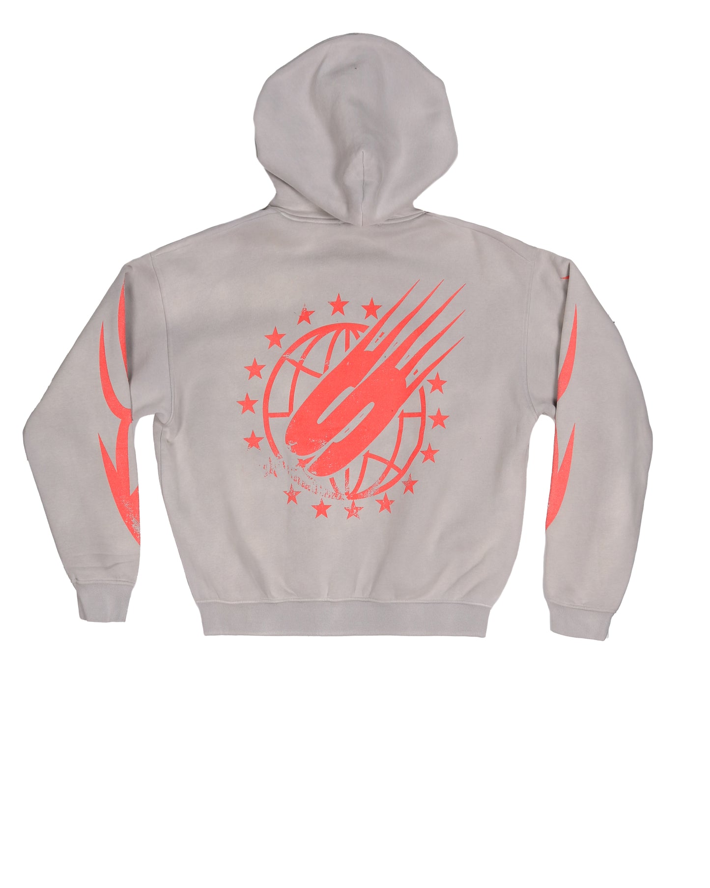Sponsor Men's World's Greatest Zip Up Hoodie-Grey/Red