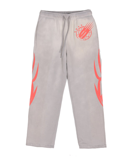 Sponsor Men's World's Sweatpants-Grey/Red