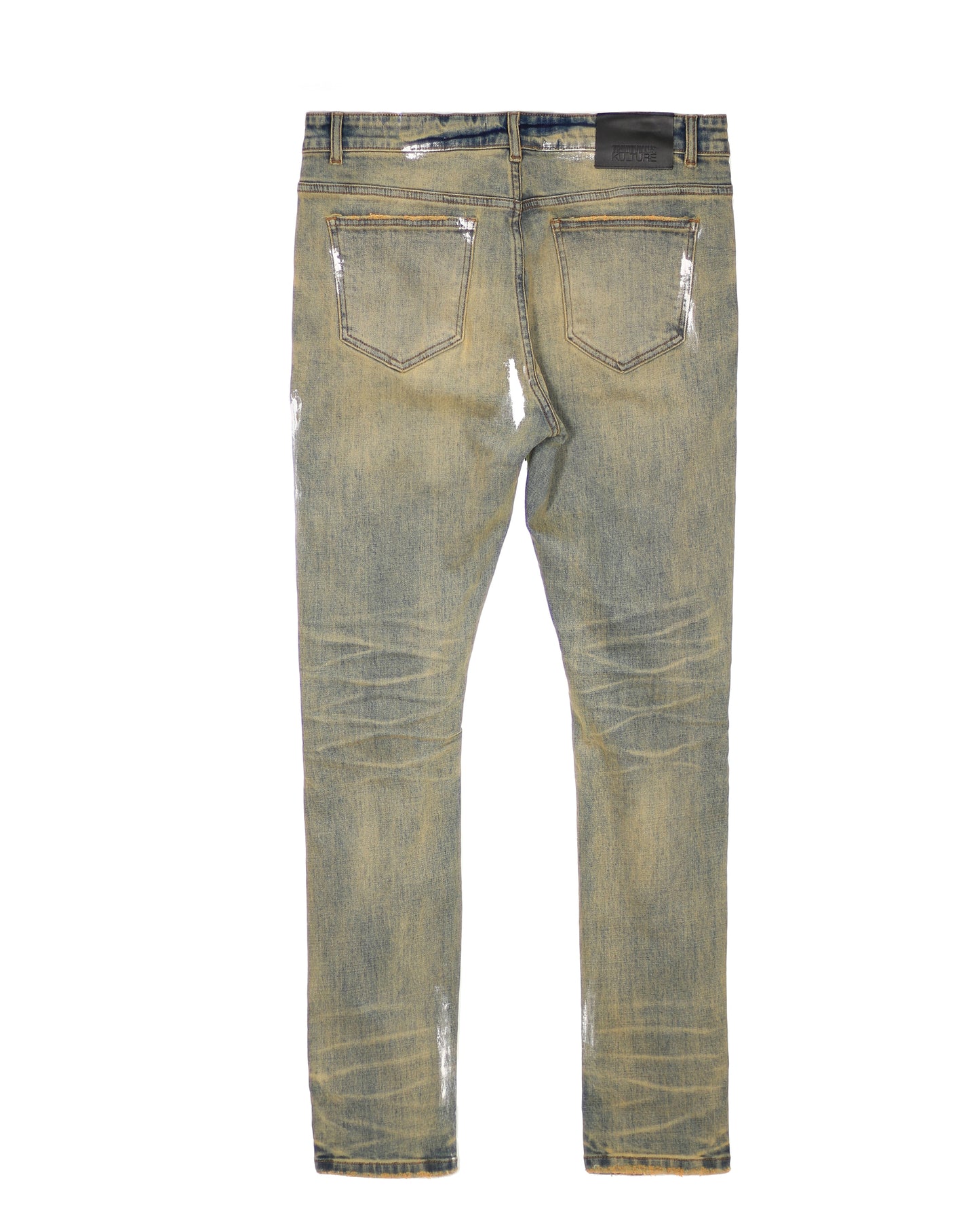 Trinity Kays Kulture Kigali Men's Paint Splatter Skinny Jeans