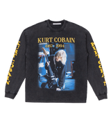 Kurt Cobain Heavyweight Long Sleeve T Shirt