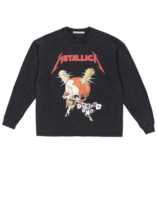 Metallica Damage Inc. Heavyweight Long Sleeve T Shirt