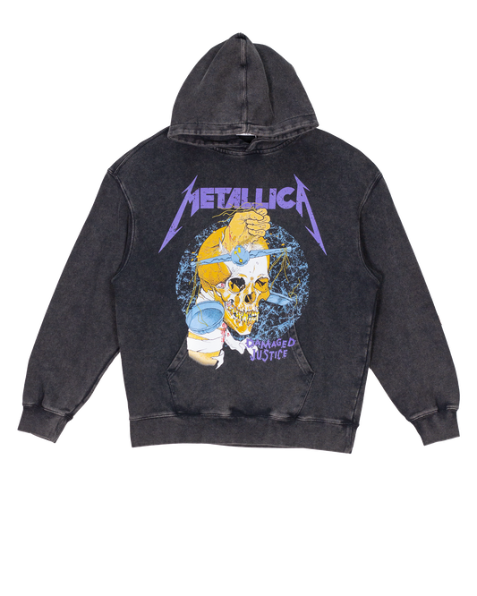 Sponsor Metallica Damaged Justice French Terry Sweatshirt Hoodie