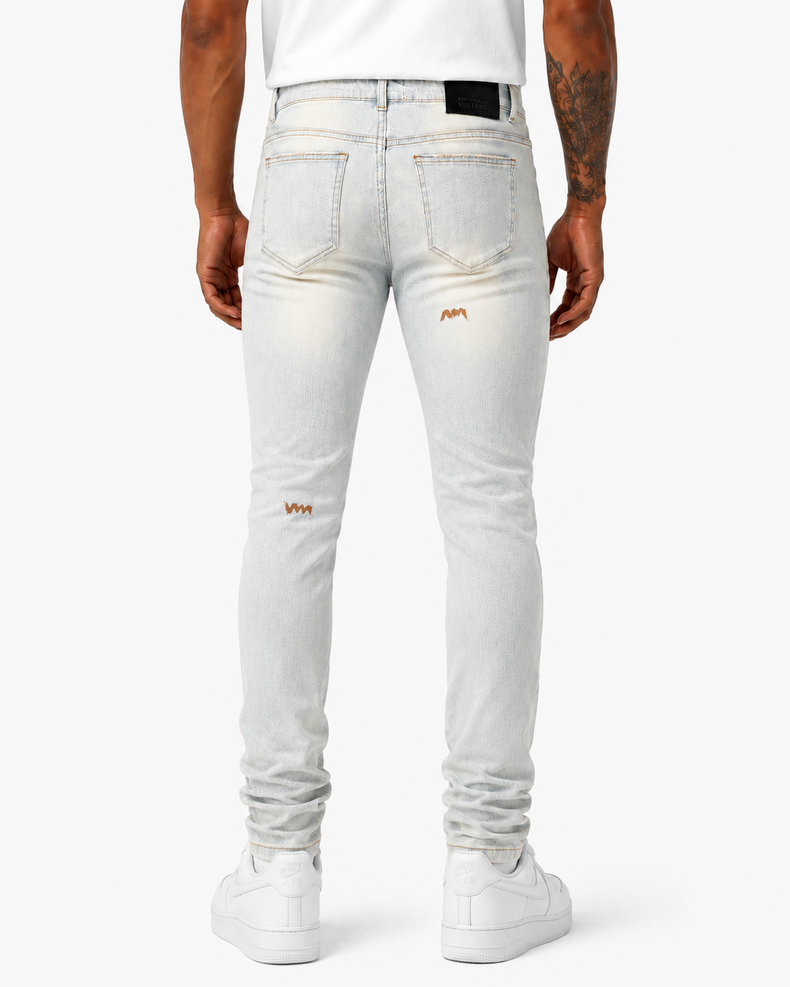 Trinity Kays Kulture Namib  Men's Ankle Zipper Skinny Jeans