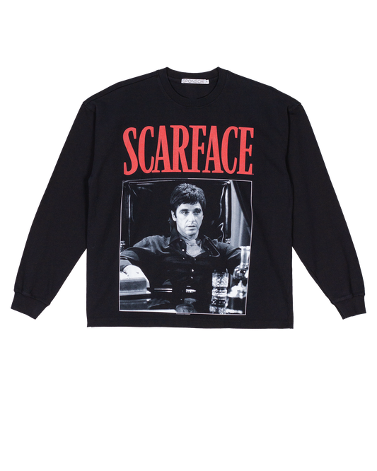 Scarface Office Heavyweight Long Sleeve T Shirt