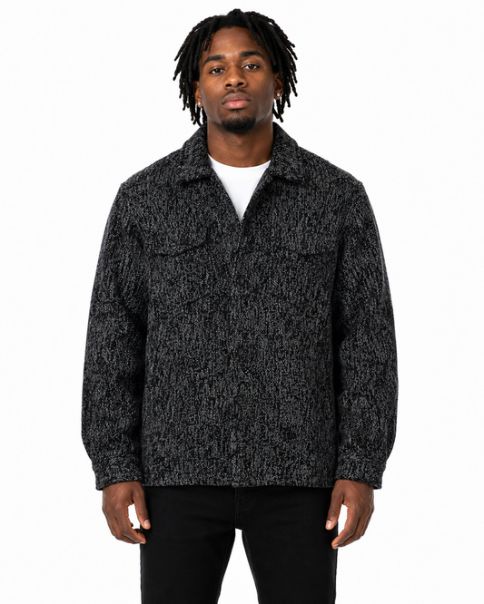 Trinity Kays Kulture Zimba Shirt Jacket, Black Galaxy