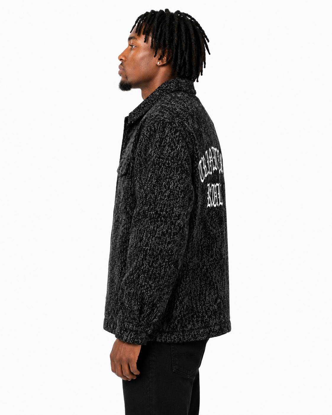 Trinity Kays Kulture Zimba Shirt Jacket, Black Galaxy