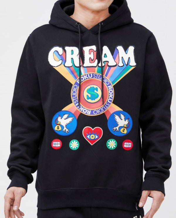 Roku Studio Cream Hoodie, Black