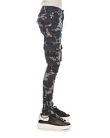 Trinity Kays Kulture Serengeti Cargo Pants in Blue Camo