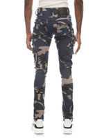 Trinity Kays Kulture Serengeti Cargo Pants in Blue Camo
