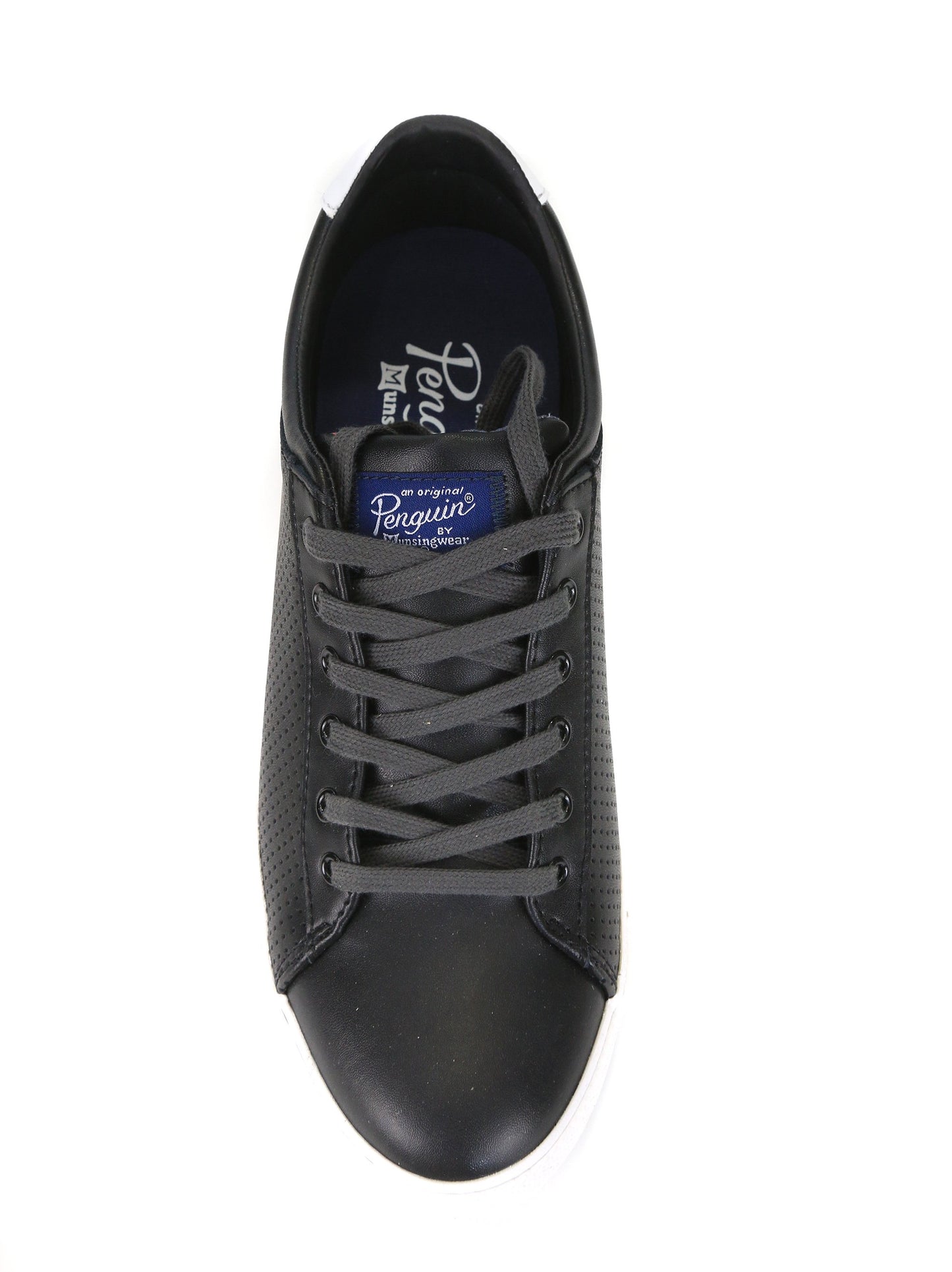 Original Penguin Men's Dan Leather Perforated Sneakers