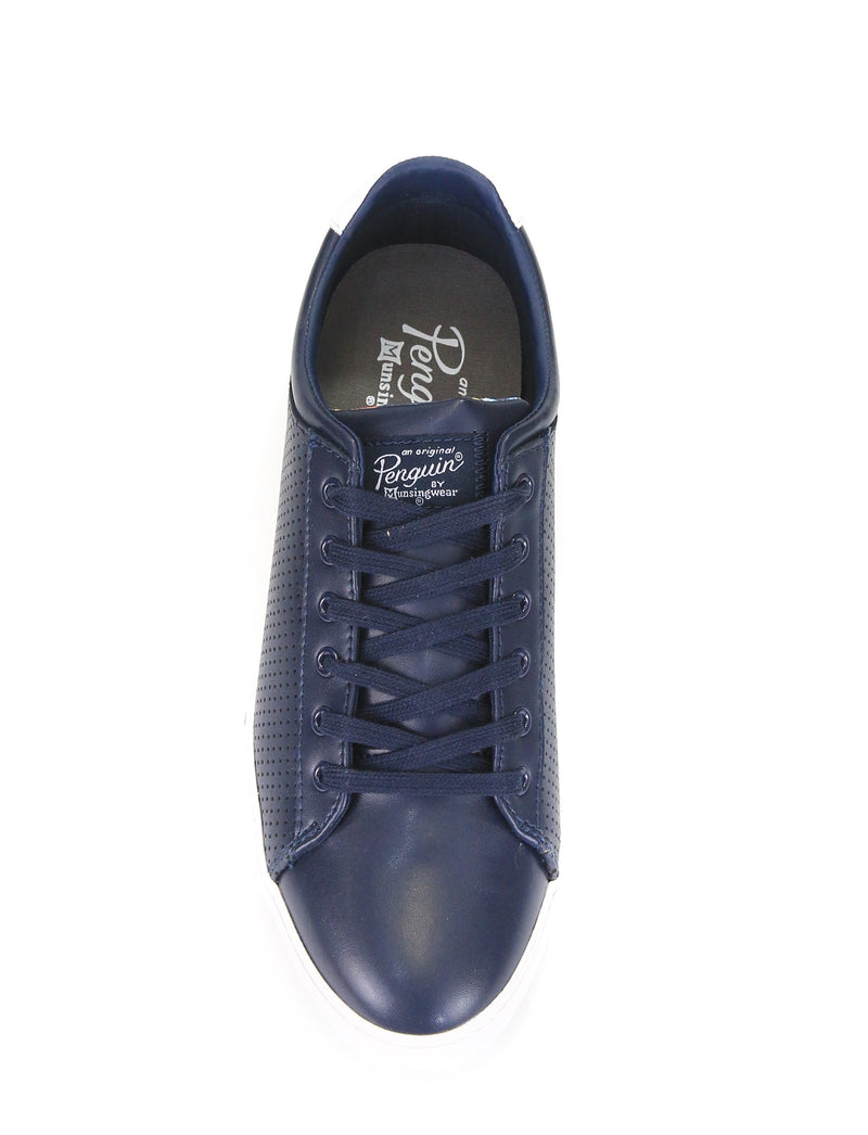 Original Penguin Men's Dan Leather Perforated Sneakers